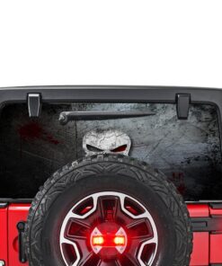 Punisher Perforated for Jeep Wrangler JL, JK decal 2007 - Present