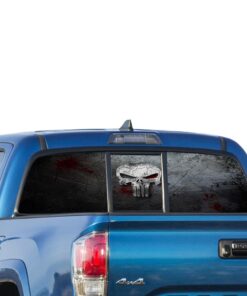 Punisher 2 Perforated for Toyota Tacoma decal 2009 - Present