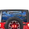 Fishing Perforated for Jeep Wrangler JL, JK decal 2007 - Present