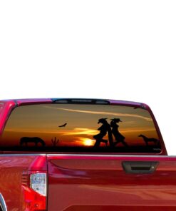 West Girls Perforated for Nissan Titan decal 2012 - Present