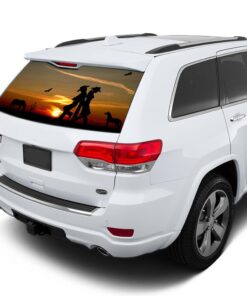 Wild West Perforated for Jeep Grand Cherokee decal 2011 - Present