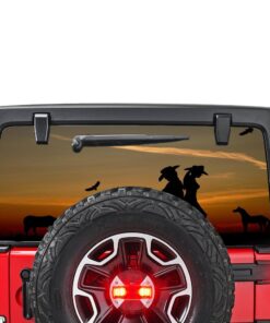 Wild West Perforated for Jeep Wrangler JL, JK decal 2007 - Present