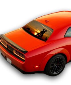 Wild West Perforated for Dodge Challenger decal 2008 - Present