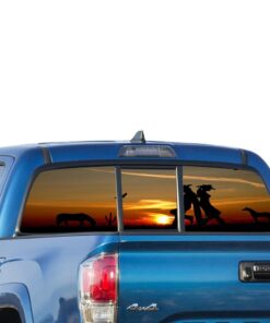 Wild West Perforated for Toyota Tacoma decal 2009 - Present