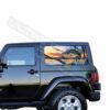 Rear Window Fishing Perforated for Jeep Wrangler JL, JK decal 2007 - Present