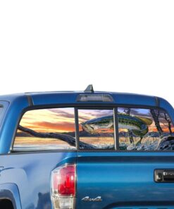 Fishing Perforated for Toyota Tacoma decal 2009 - Present
