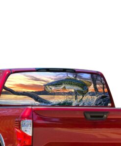 Fishing Perforated for Nissan Titan decal 2012 - Present
