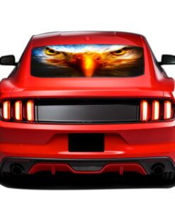 Eagle Eyes Perforated Sticker for Ford Mustang decal 2015 - Present