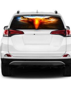 Eagle Eyes Rear Window Perforated for Toyota RAV4 decal 2013 - Present