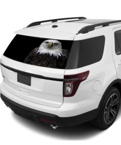 Black Eagles Rear Window Perforated For Ford Explorer Decal 2011 - Present