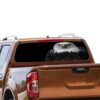 Black Eagle Rear Window Perforated for Nissan Navara decal 2012 - Present
