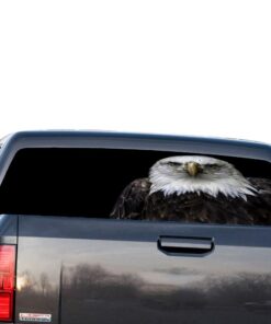 Black Eagle Fishing Perforated for GMC Sierra decal 2014 - Present