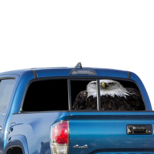 Black Eagle Perforated for Toyota Tacoma decal 2009 - Present