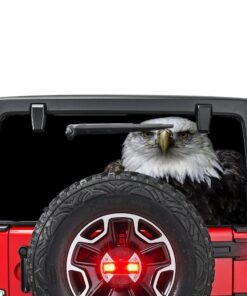 Black Eagle Perforated for Jeep Wrangler JL, JK decal 2007 - Present