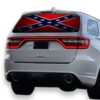General Lee Perforated for Dodge Durango decal 2012 - Present