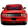 General Lee Perforated Sticker for Ford Mustang decal 2015 - Present