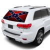 General Lee Perforated for Jeep Grand Cherokee decal 2011 - Present