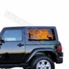 Rear Window Arrow Hunting Perforated for Jeep Wrangler JL, JK decal 2007 - Present