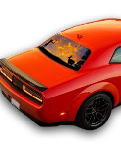 Arrow Hunting Perforated for Dodge Challenger decal 2008 - Present