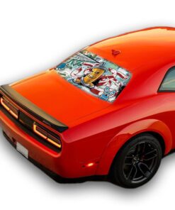 Graffiti Perforated for Dodge Challenger decal 2008 - Present