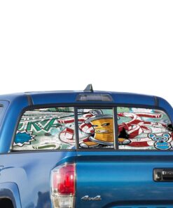 Graffiti Perforated for Toyota Tacoma decal 2009 - Present