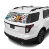 Graffiti Rear Window Perforated For Ford Explorer Decal 2011 - Present
