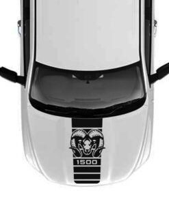 Hood Hash Horn Decal Sticker Vinyl For Dodge Ram 2009 - Present