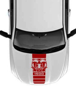 Hood Hash Horn Decal Sticker Vinyl For Dodge Ram 2009 - Present