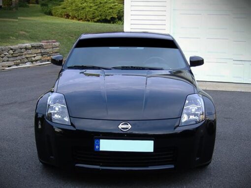 Racing Windshield Banner Decal Sticker Vinyl Compatible with Nissan 350Z Window sun 2012-Present Visor