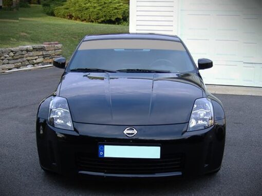 Racing Windshield Banner Decal Sticker Vinyl Compatible with Nissan 350Z Window sun 2012-Present Visor