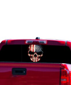 USA Skull Perforated for Chevrolet Colorado decal 2015 - Present