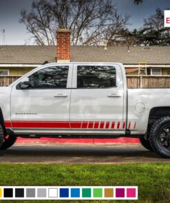 Side Decal, vinyl design for Chevrolet Silverado decal 2015 - Present