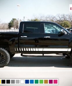 Side Decal, vinyl design for Chevrolet Silverado decal 2015 - Present