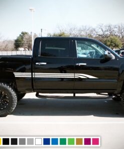 Side door Decal, vinyl design for Chevrolet Silverado decal 2015 - Present