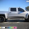 Side door mountains Decal, vinyl design for Chevrolet Silverado decal 2015 - Present