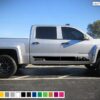 Side mountain sticker, design for Chevrolet Silverado decal 2015 - Present