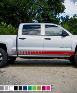 Door Decal, vinyl design for Chevrolet Silverado decal 2015 - Present