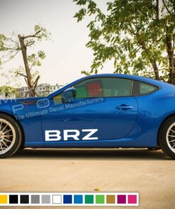 Decal side letters for Subaru BRZ 2011 - Present