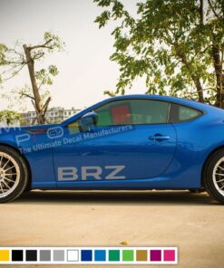 Decal side letters for Subaru BRZ 2011 - Present