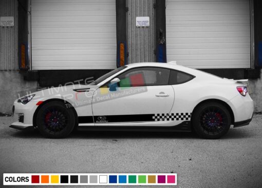 Decals side stripes for Subaru BRZ 2011 - Present