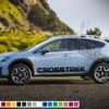 Decal side letters for Subaru Crosstreck 2011 - Present