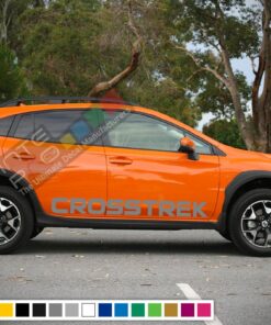 Decal side letters for Subaru Crosstreck 2011 - Present