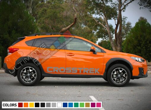 Decal side letters for Subaru Crosstreck 2011 - Present