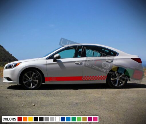 Decal side stripes for Subaru Legacy 2011 - Present