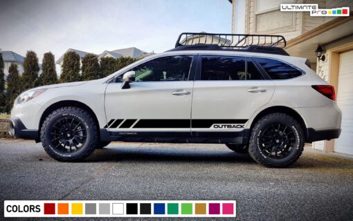 Decal Side Stripes for Subaru Outback 2012 - Present