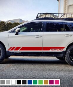 Decal Side Stripes for Subaru Outback 2012 - Present