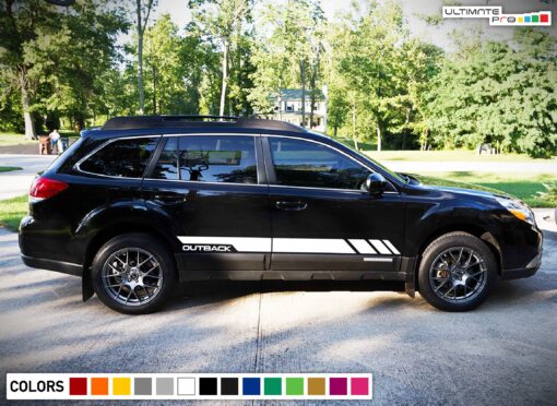 Decal Side Stripes for Subaru Outback 2012 - Present