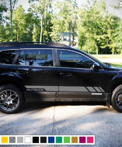 Decal Side Stripes for Subaru Outback 2012 - Present