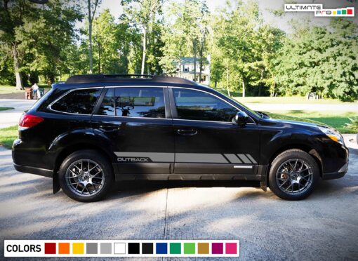 Decal Side Stripes for Subaru Outback 2012 - Present