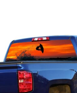 Surfing Perforated for Chevrolet Silverado decal 2015 - Present